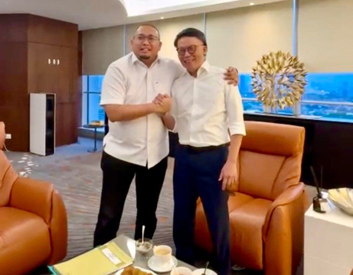 Andre Rosiade & Dirut Telkomseljpali Strategi Pembangunan Tower BTS di Sumbar, Simak!