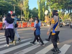 Kala Mojang Lodaya Patroli, Polisi Wanita Bogor CFD Atur Lalu Lintas dengan Efektif