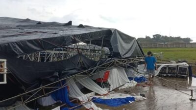 “Ambruknya Tenda-Panggung di Bogor: Warga Berteriak, Ketakutan Melanda”