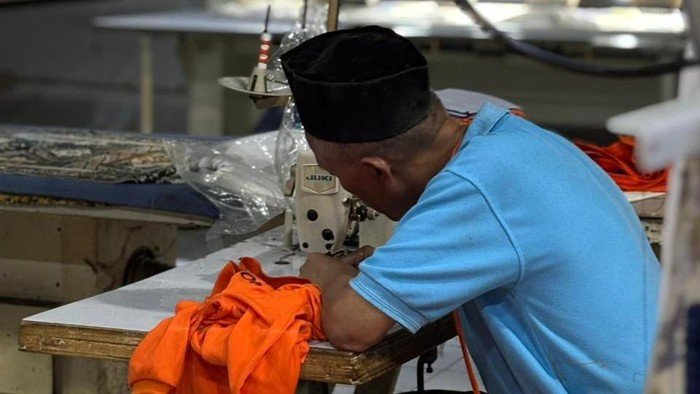 Latih Napi Cirebon Jahit-Bordir, Lapas Ciptakan UMK Tekstil