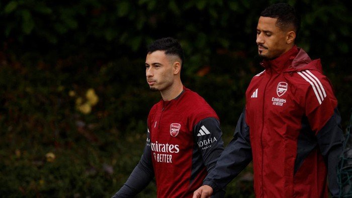 Arsenal Vs Brighton: Kehilangan Martinelli dan Saliba Sebelum Duel Kritis