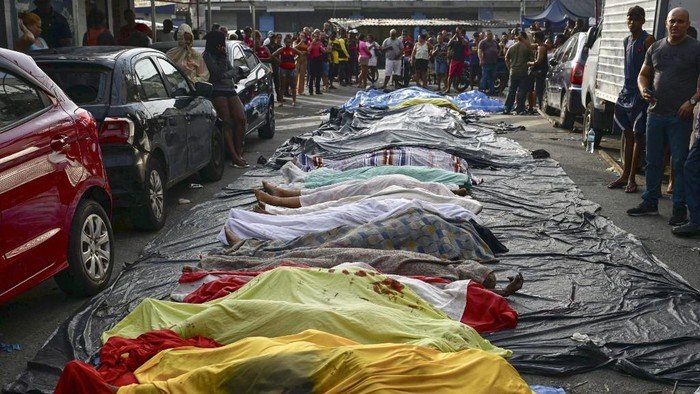 Geng Narkoba Brasil Runjung Kematian! Ngeri! 40 Mayat Terungkap Usai Gerebekan Polisi