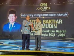Perjuangkan Daerah Otonom, Ketua DPD Raih CNN Award 2025 – Update 3