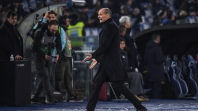 Saat Milan Kendalikan Permainan, Allegri Marah karena Gagal Tahan Serangan di Babak Akhir