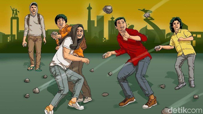 Heboh, Tawuran dengan Air Keras dan Airsoft Gun di Jatinegara, Pelaku Tertangkap