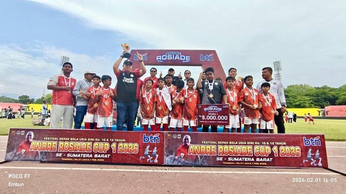 Penutupan Andre Rosiade Cup 1 2026: Pesta Bola yang Mempertontonkan bakat Muda Terbaik!