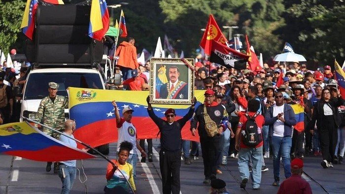 Geger di Venezuela, Ribuan Warga Demo Tuntut Pembebasan Maduro dari Penjara