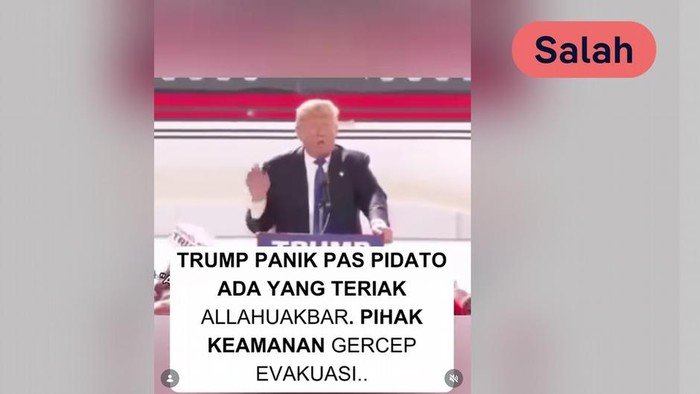 Cek Fakta: Trump's Reaction to Takbir—Fact or Fiction?