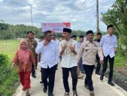 Perbaikan Jalan Desa di Lebak oleh Andra Soni, Solusi Produktivitas Petani di Era Digital