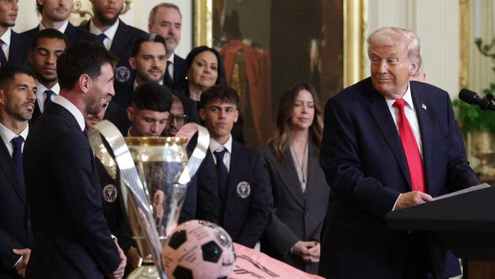 Lionel Messi Ketemu Donald Trump di Gedung Putih - Update 4