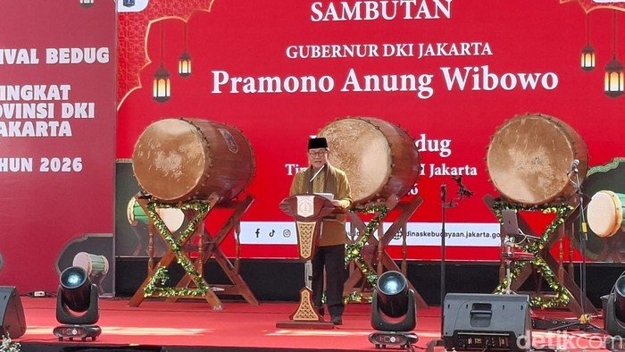 Pramono Buka Festival Bedug DKI, 16 Grup Bakal Tampil saat Malam Takbir di HI - Update 3
