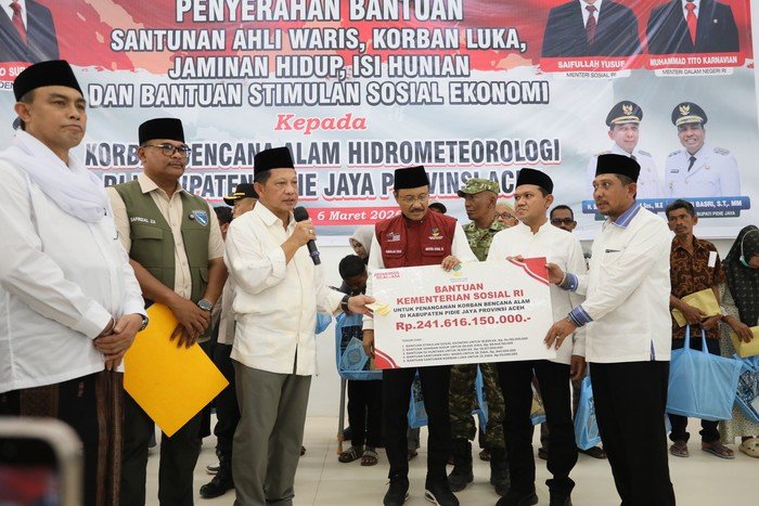 Pemerintah Salurkan Bansos Rp 878,6 M untuk Korban Bencana Sumatera - Update 2