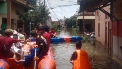 Darurat! Banjir 5 Meter di Perumahan Periuk Tangerang Bikin Heboh