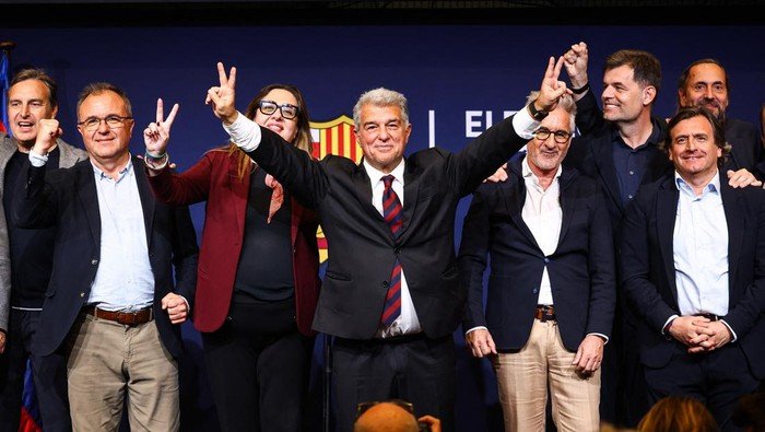 Laporta Kembali Terpilih Menjadi Presiden Barcelona - Update 4