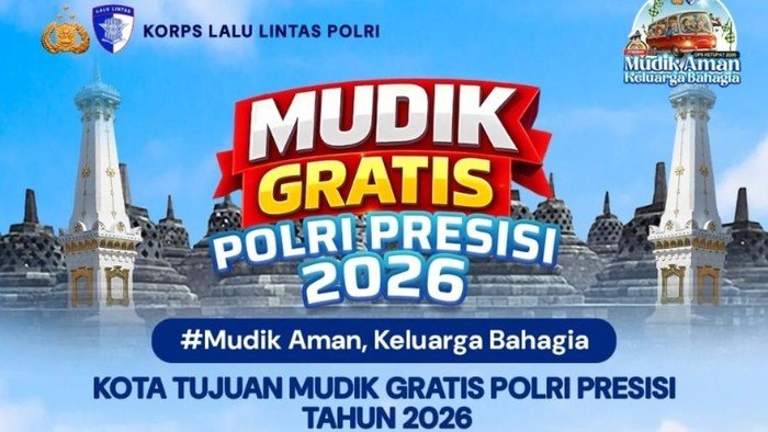 Mudik Aman 2026 dengan Program Gratis dari Polri, Keluarga Indonesia Bersyukur!