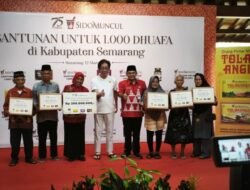 “1.000 Duafa Semarang Diterima Santunan, Direktur Sido Muncul Ungkap Rasa Syukur”